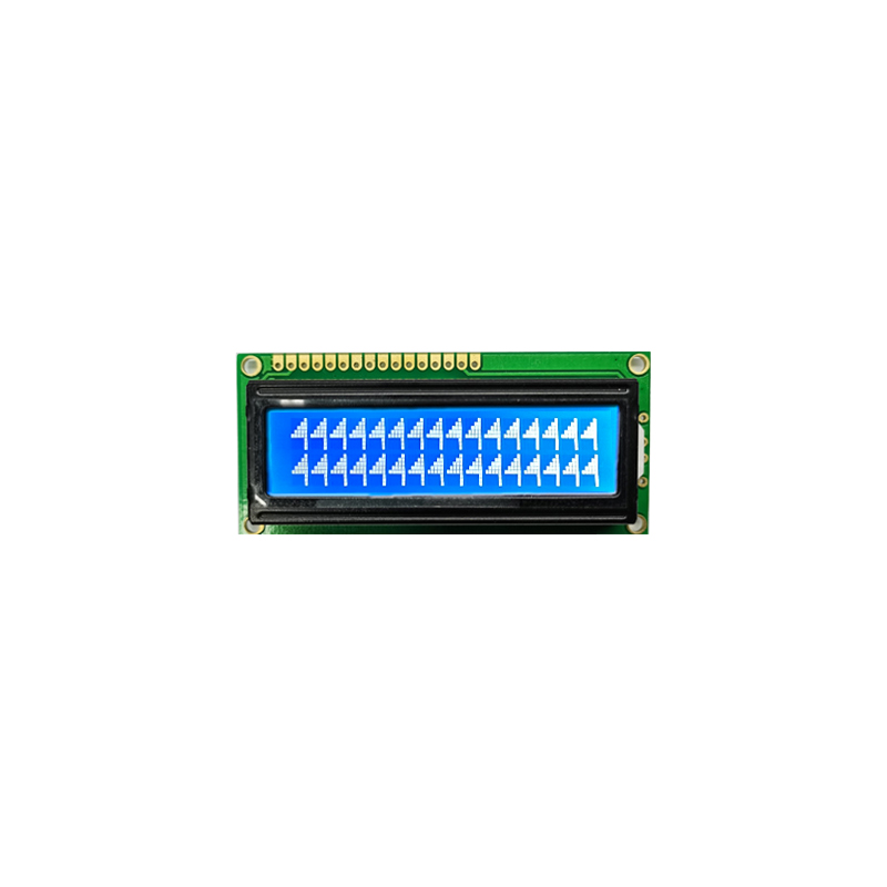 จอแสดงผล LCD 16x2 ตัวอักษร STN จอแสดงผลสีน้ำเงิน