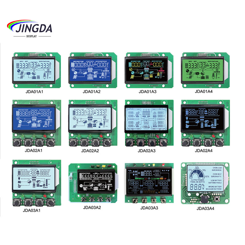 จอแสดงผล LCD แบบแบ่งส่วนสำหรับ PV Inverter Solar Inverter